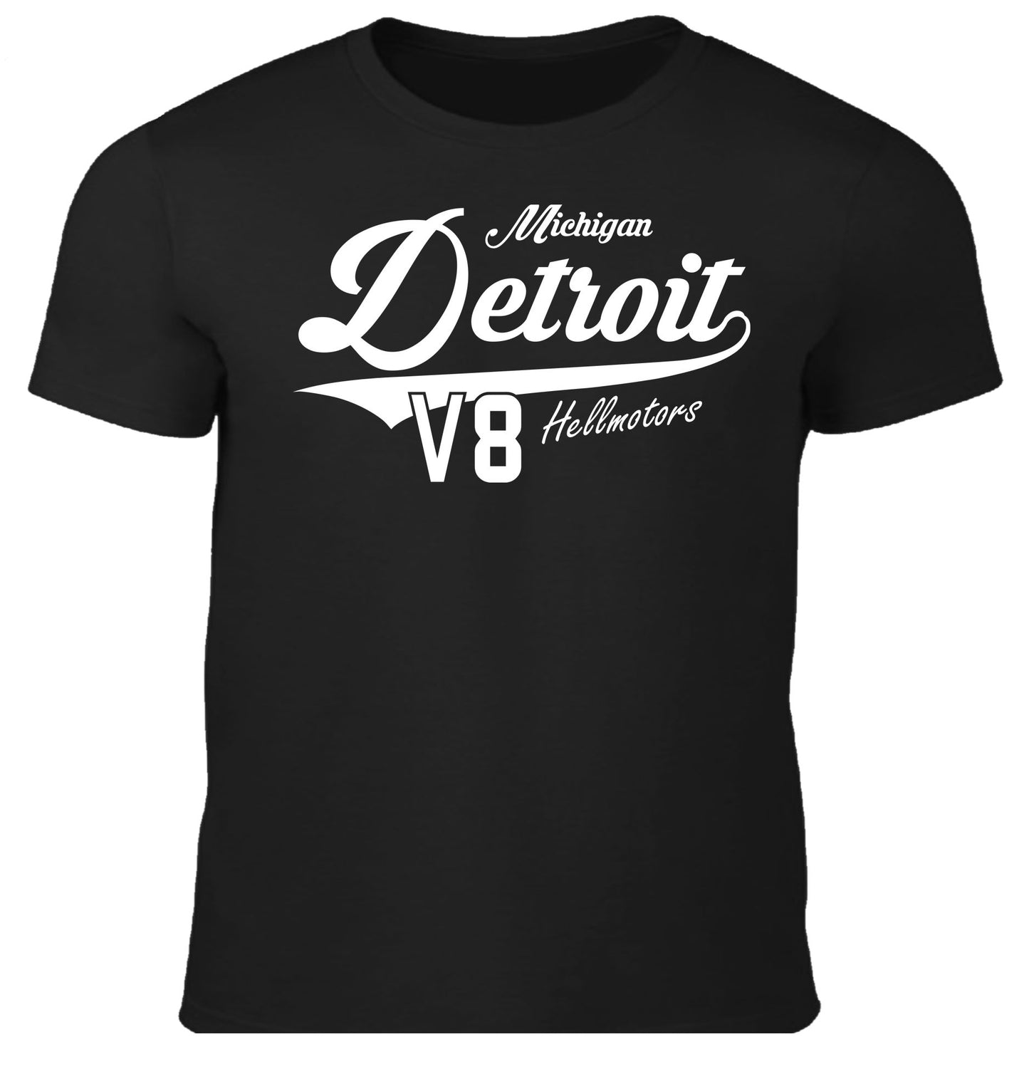 Detroit V8 - Herren Shirt black Edition