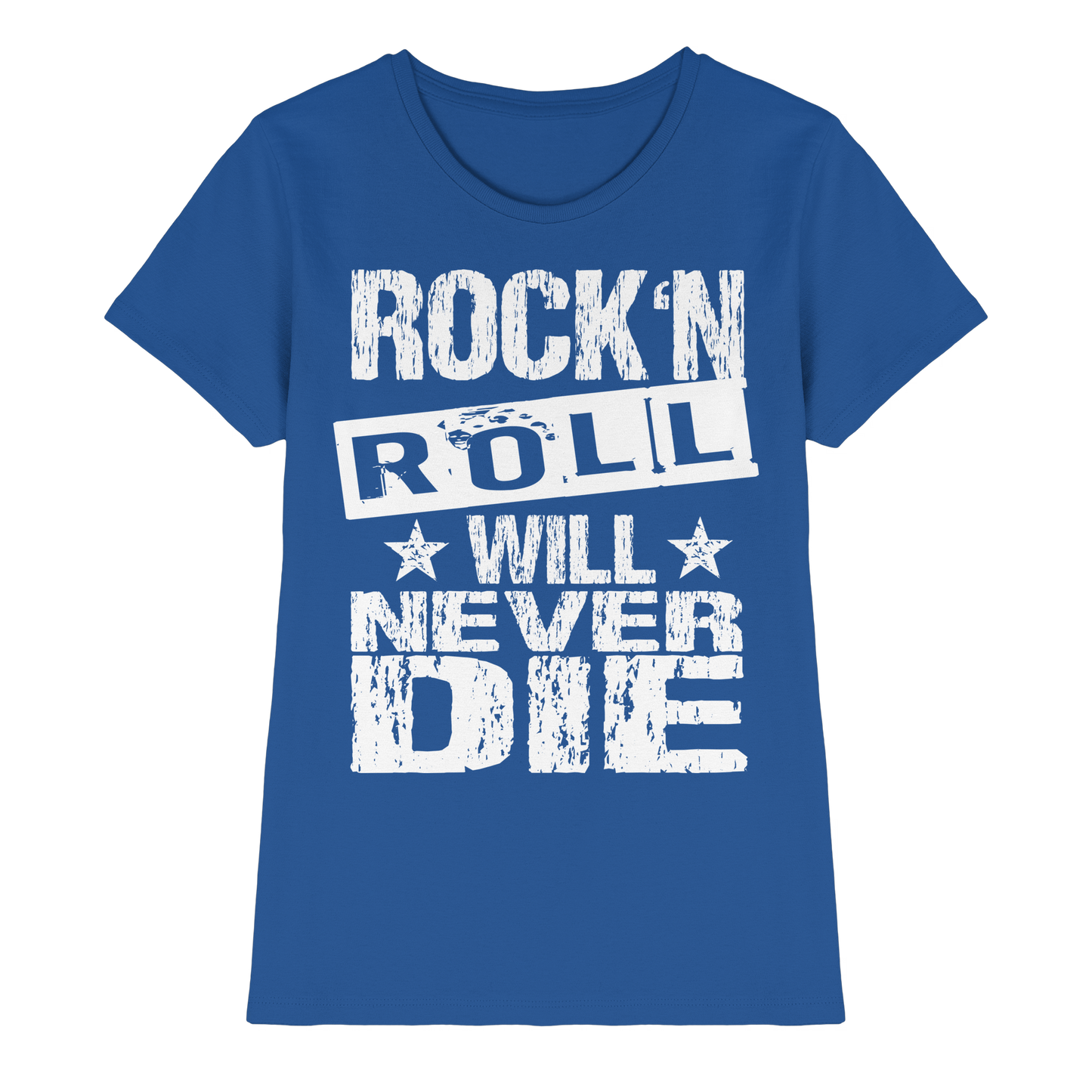 Rock n Roll will never die - Ladies Premium Shirt