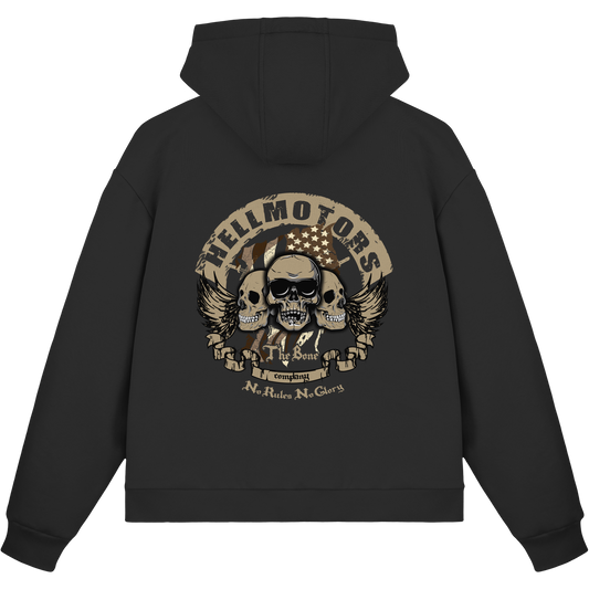 Skull Biker Zipper – Vintage Motorcycle Zipper| HELLMOTORS