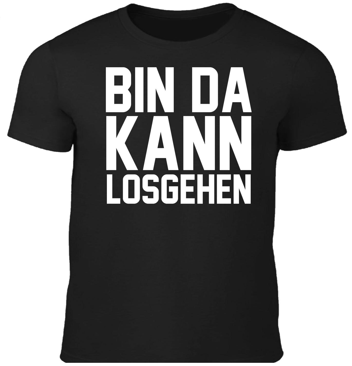 Bin da, kann losgehen - Fun Herren Shirt - Hellmotors