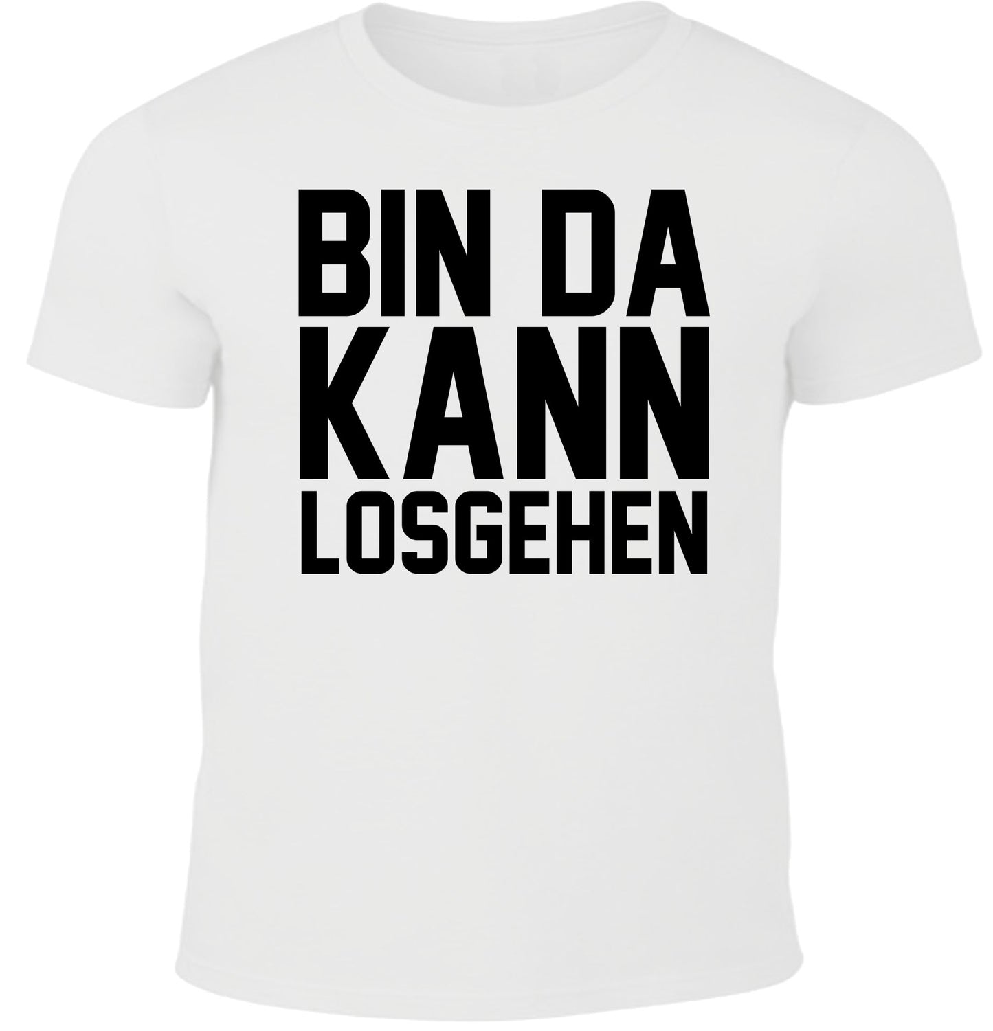 Bin da, kann losgehen - Fun Herren Shirt - Hellmotors