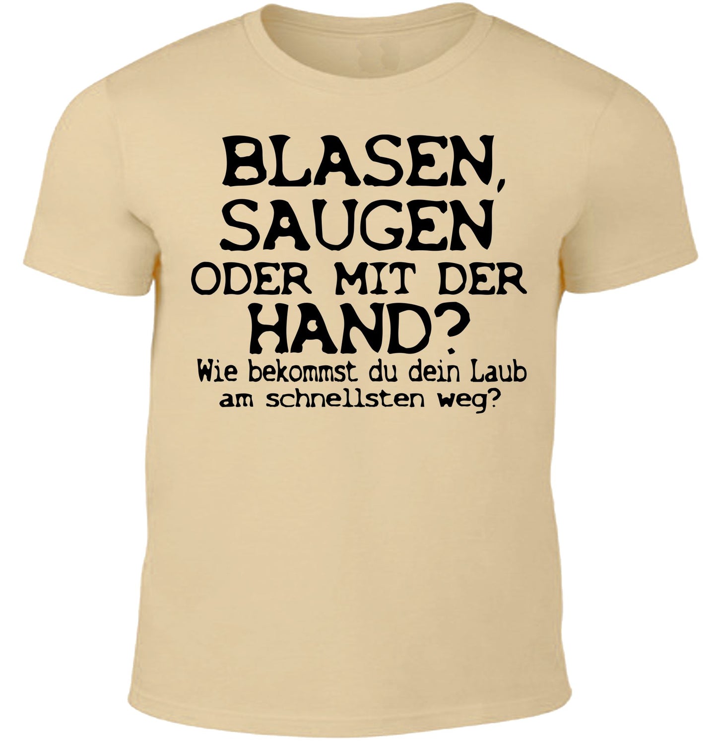 Blasen, Saugen oder mit der Hand - Fun Herren Shirt