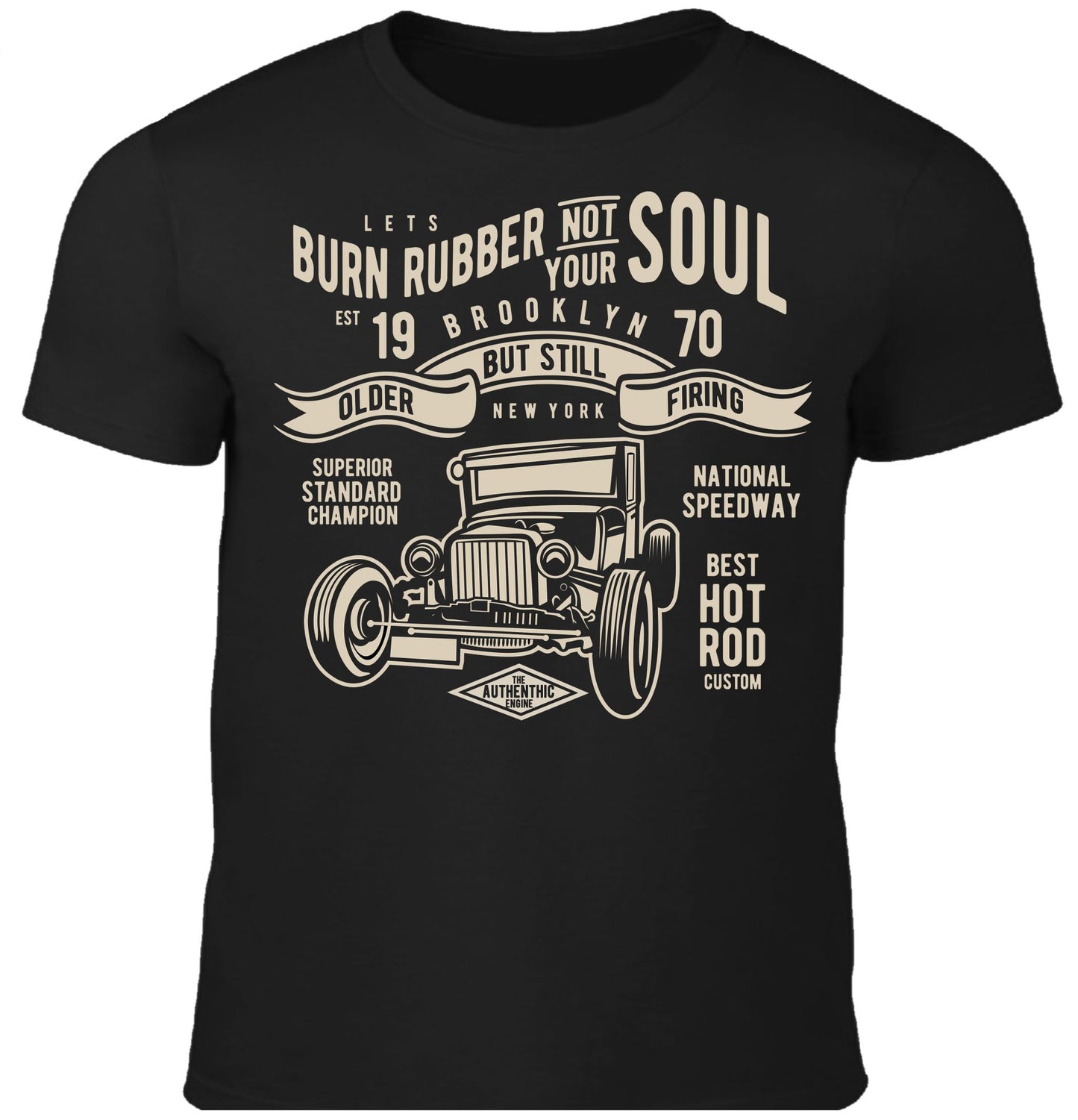 Burn Rubber - Herren Shirt