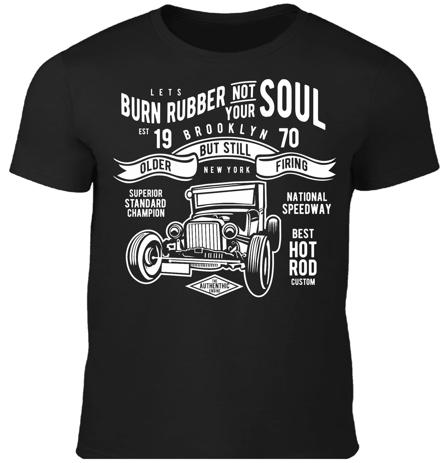 Burn Rubber - Herren Shirt