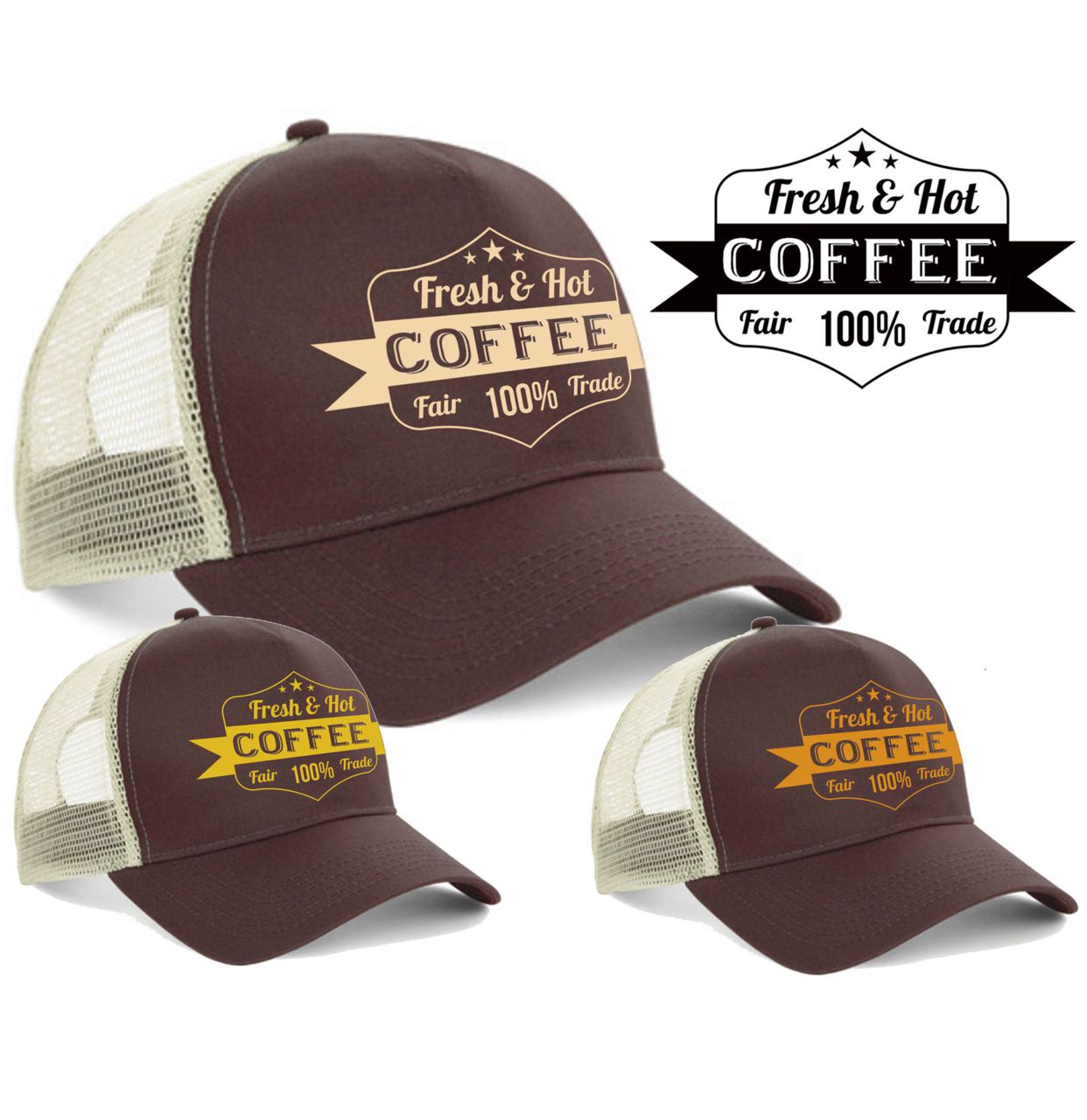 Trucker Cap Coffee chocolate