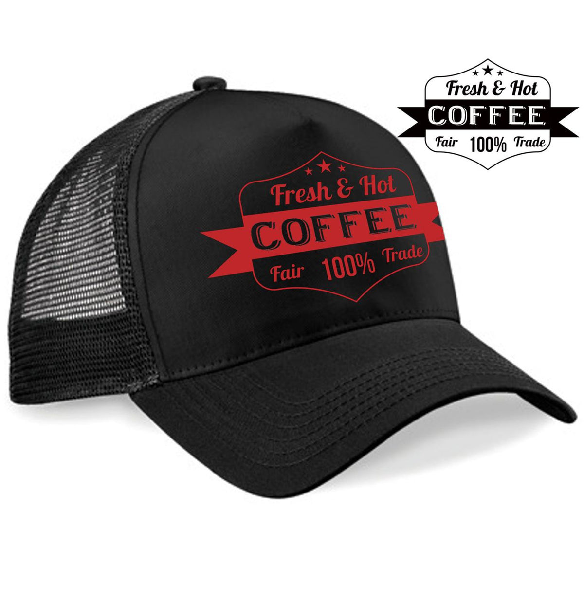 Trucker Cap Coffee black Edition - Hellmotors