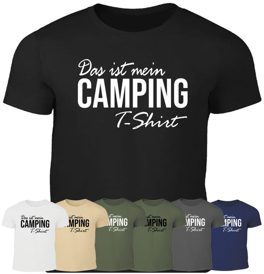 Das ist mein Camping  Shirt - Fun Herren Shirt