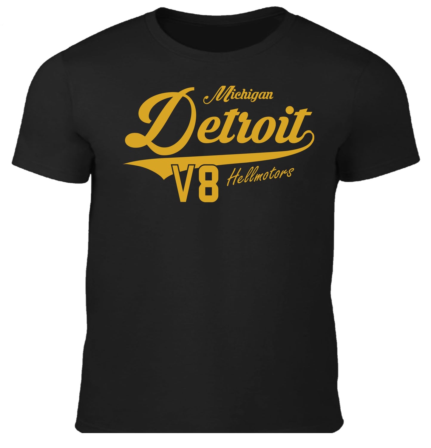 Detroit V8 - Herren Shirt black Edition