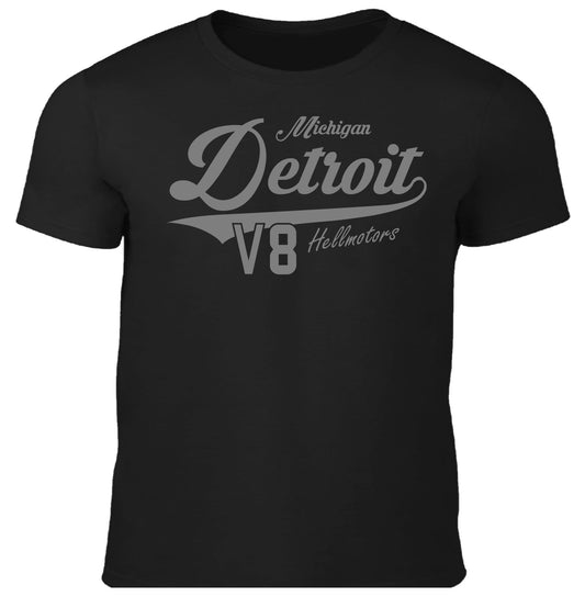 Detroit V8 - Herren Shirt black Edition