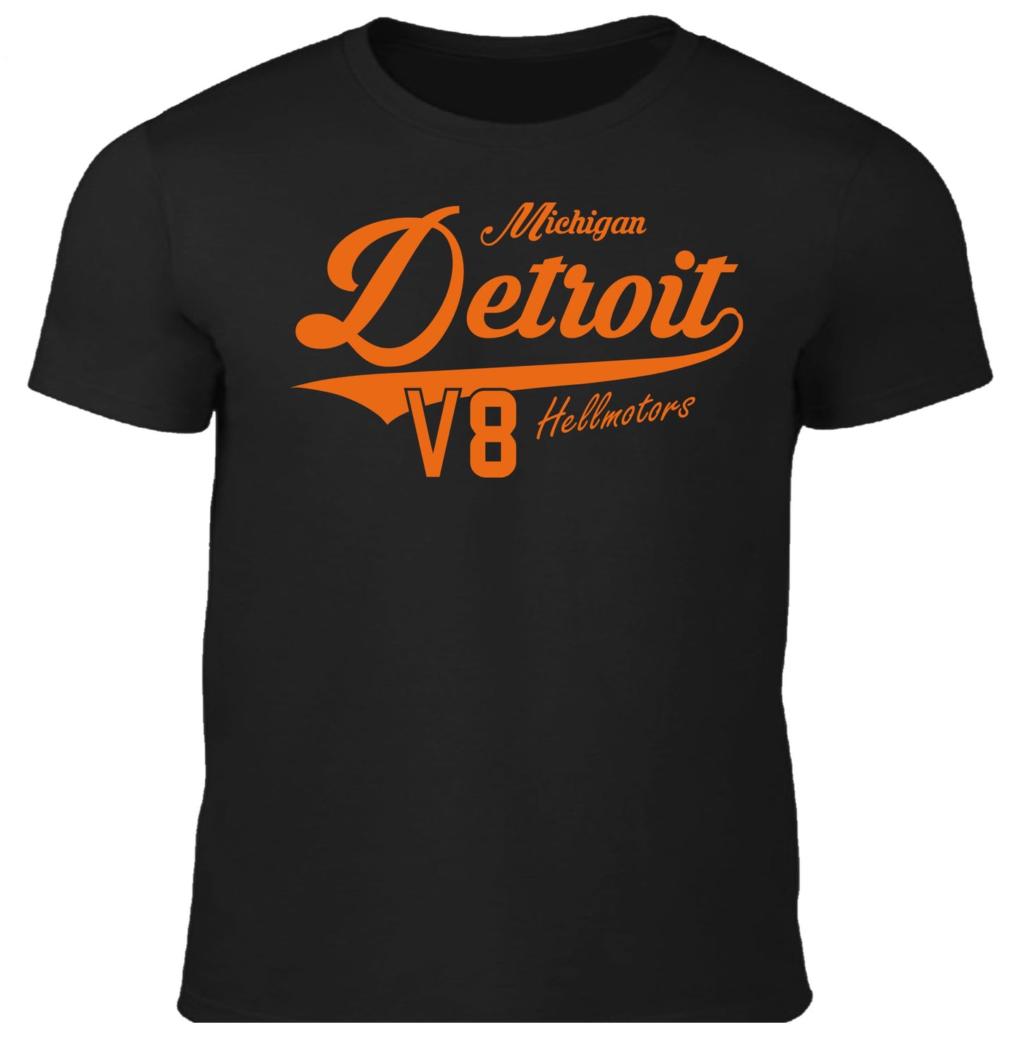 Detroit V8 - Herren Shirt black Edition
