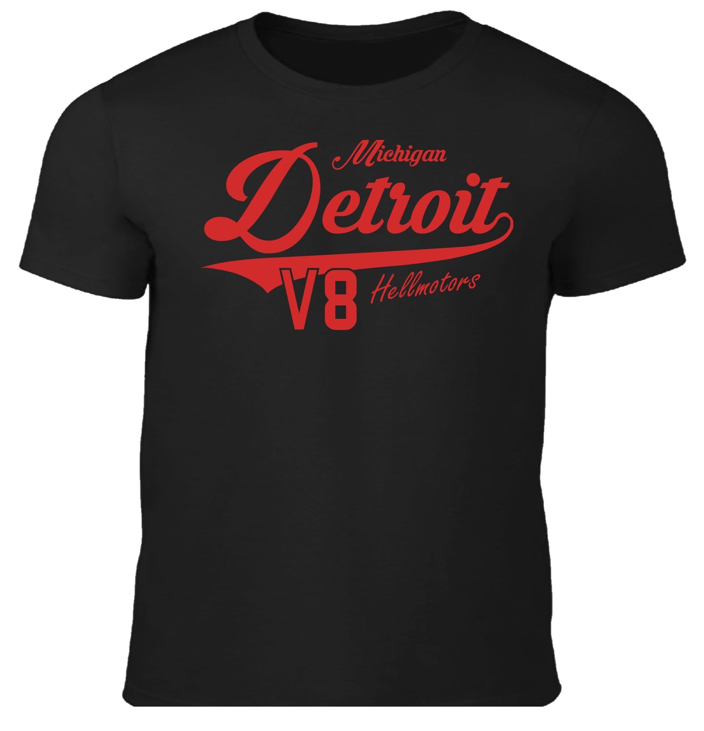 Detroit V8 - Herren Shirt black Edition