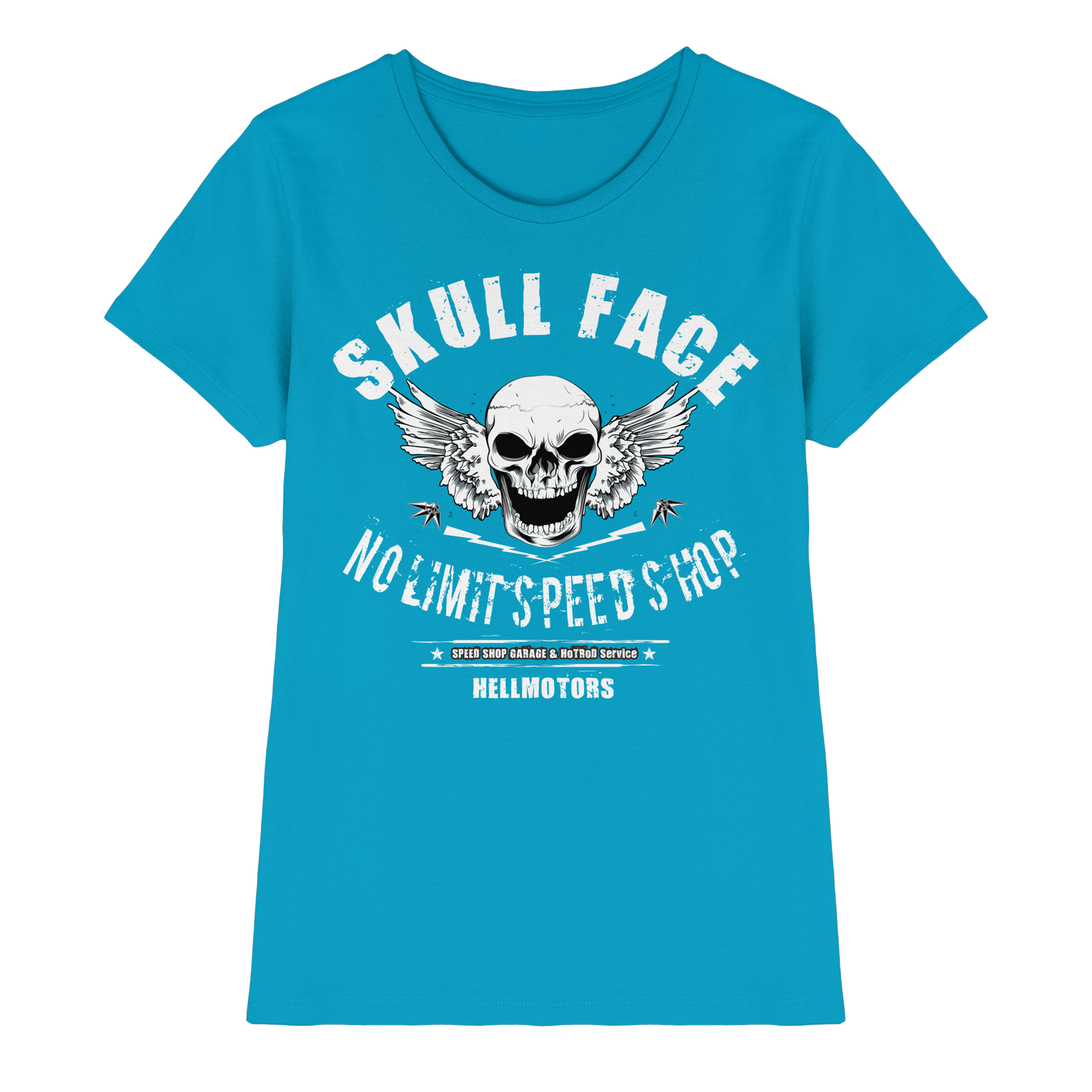 Skull Face Garage - Ladies Premium Shirt