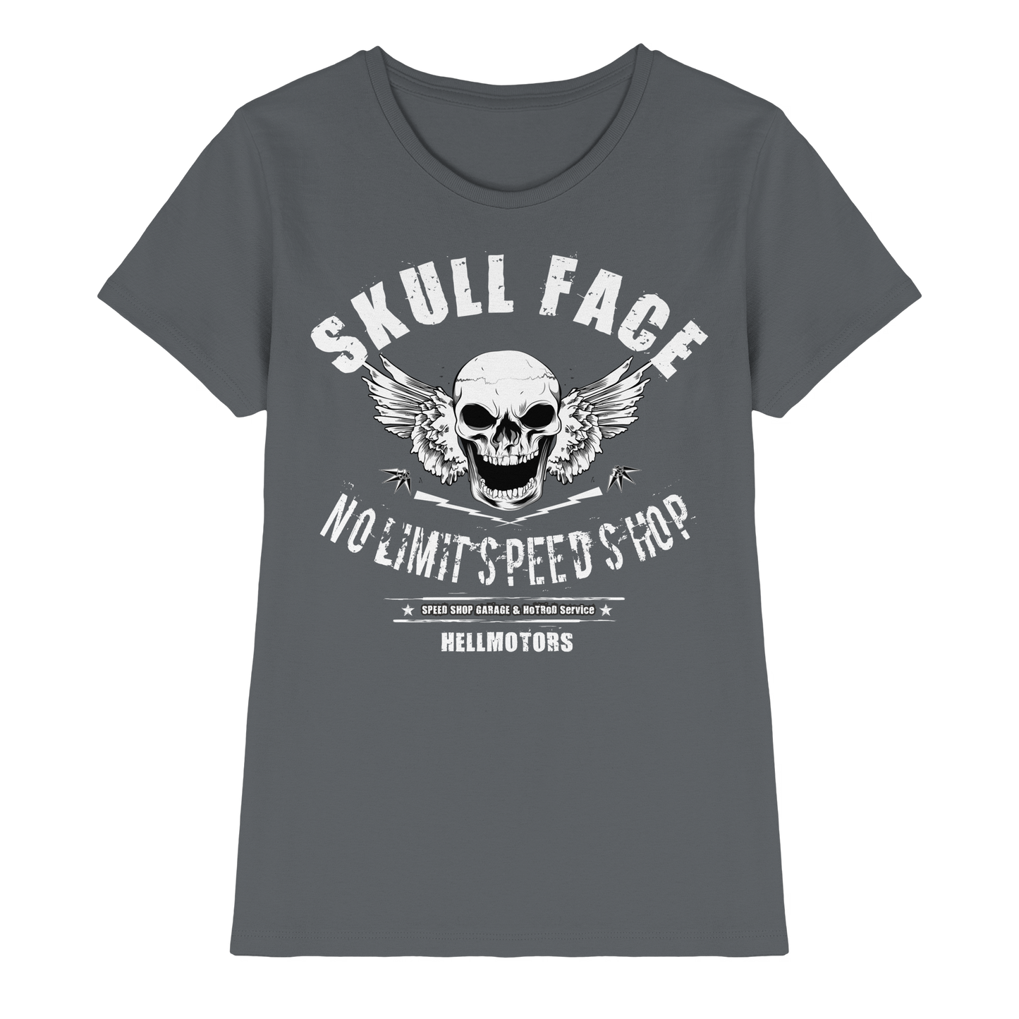 Skull Face Garage - Ladies Premium Shirt