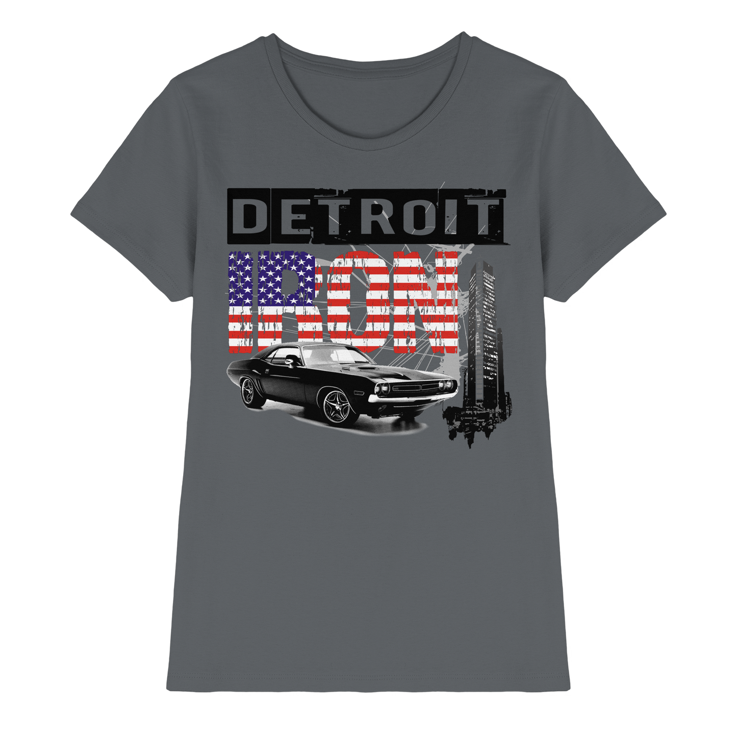 Muscle Car T-Shirt Detroit – Vintage US Car Shirt | HELLMOTORS