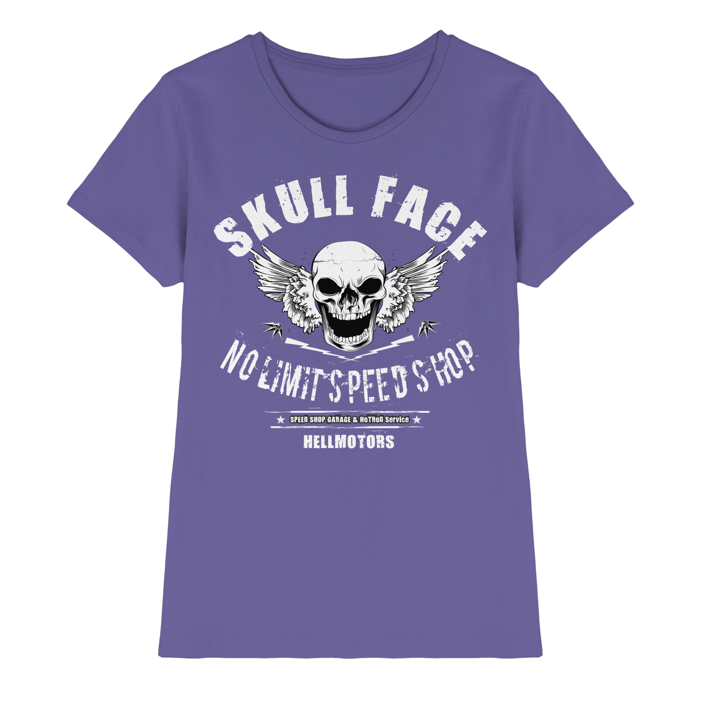 Skull Face Garage - Ladies Premium Shirt