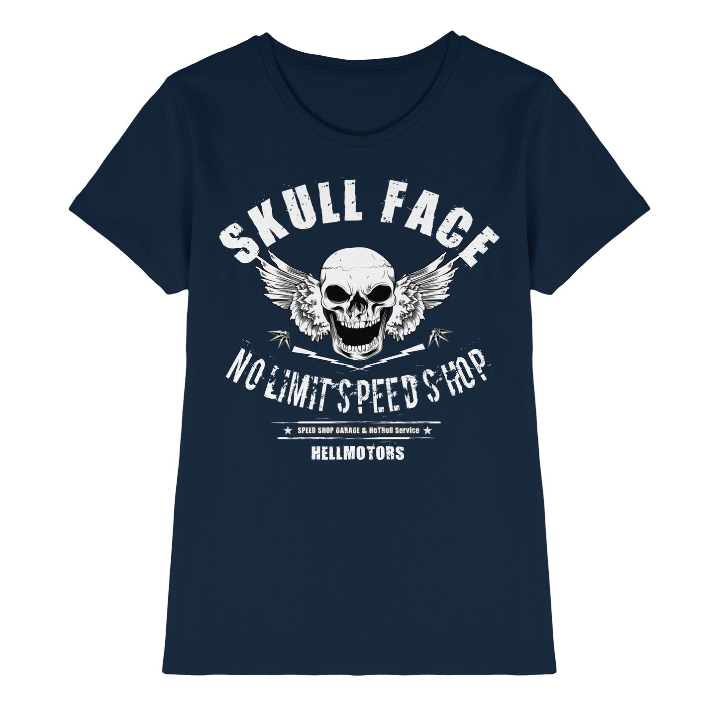 Skull Face Garage - Ladies Premium Shirt