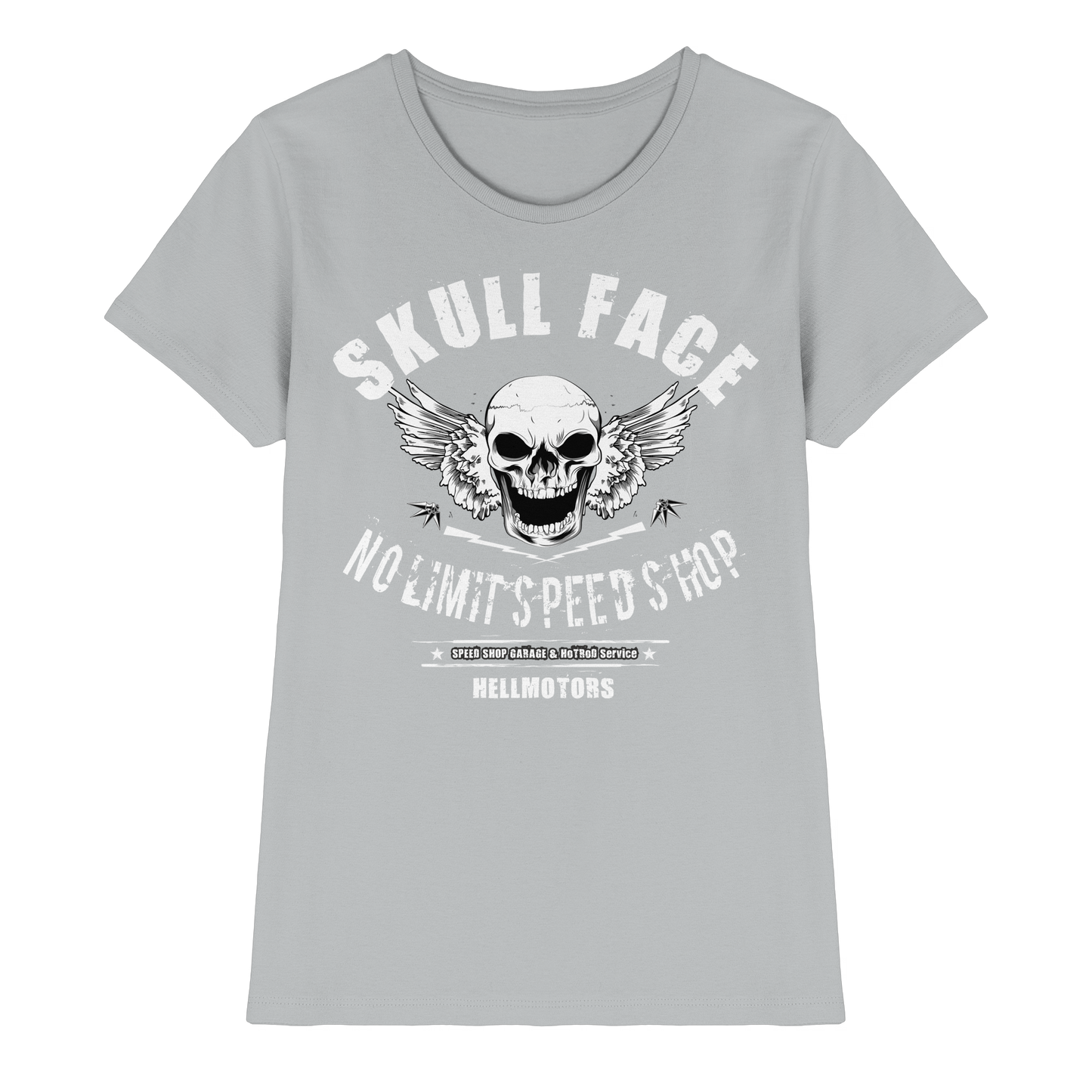 Skull Face Garage - Ladies Premium Shirt