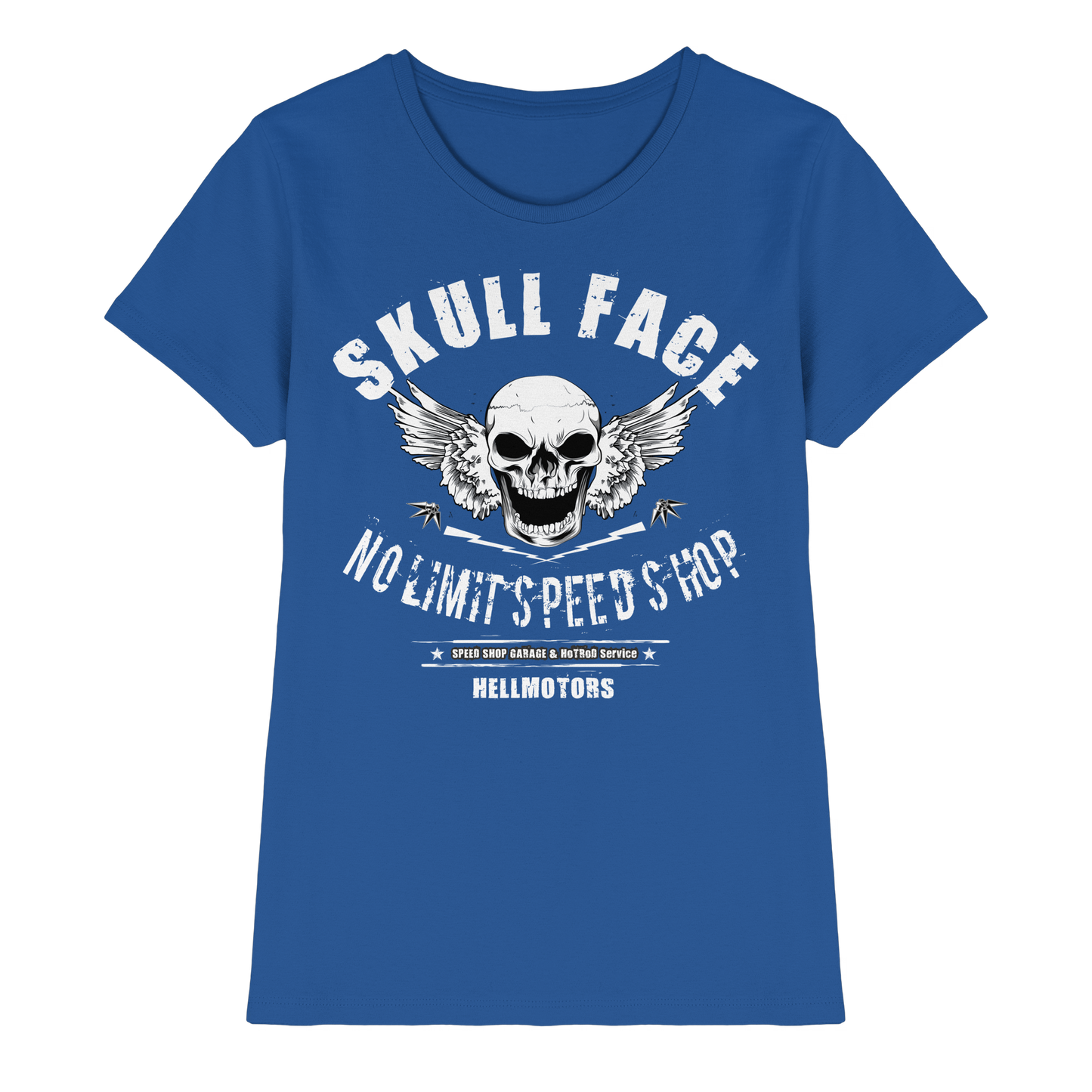 Skull Face Garage - Ladies Premium Shirt