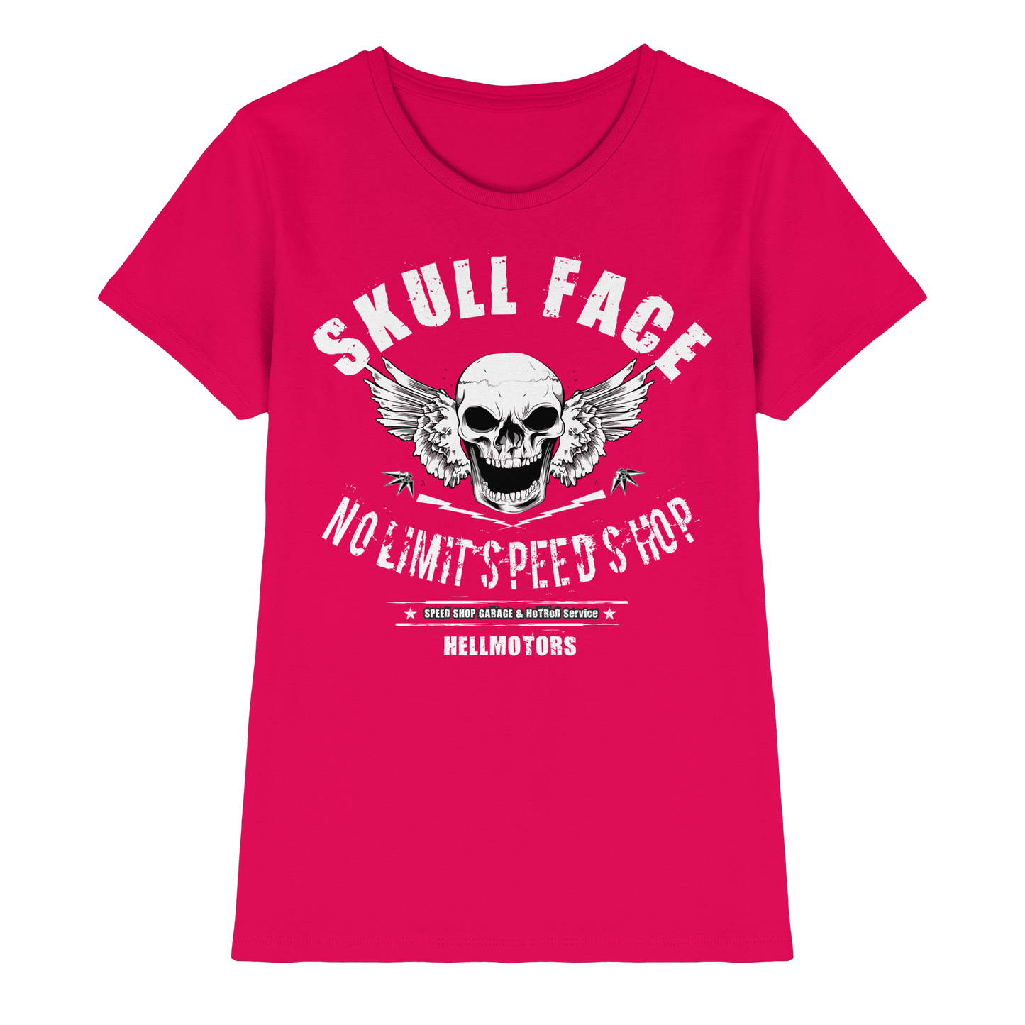 Skull Face Garage - Ladies Premium Shirt