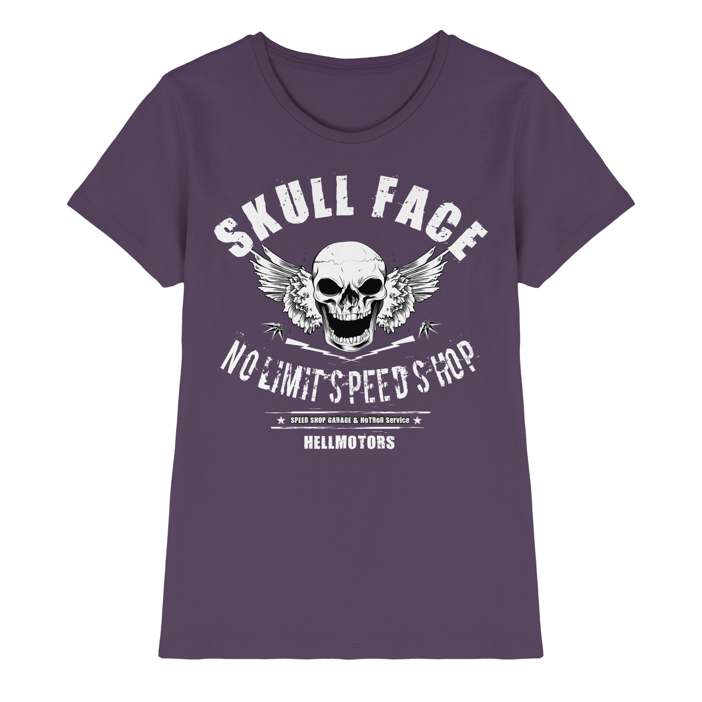 Skull Face Garage - Ladies Premium Shirt