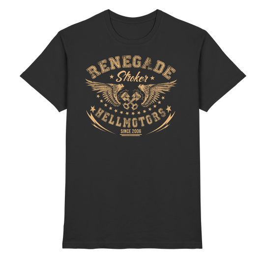 Renegade Herren Oldschool Biker USCar T-Shirt Rocknroll - Premium Shirt