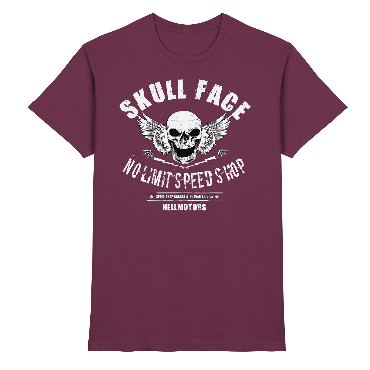 Skull Face Garage - Premium Shirt