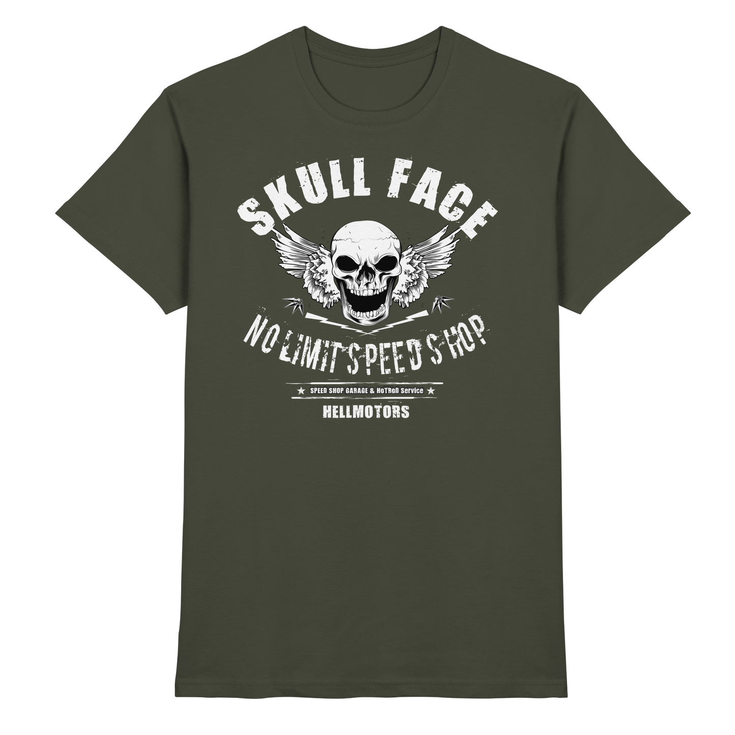 Skull Face Garage - Premium Shirt