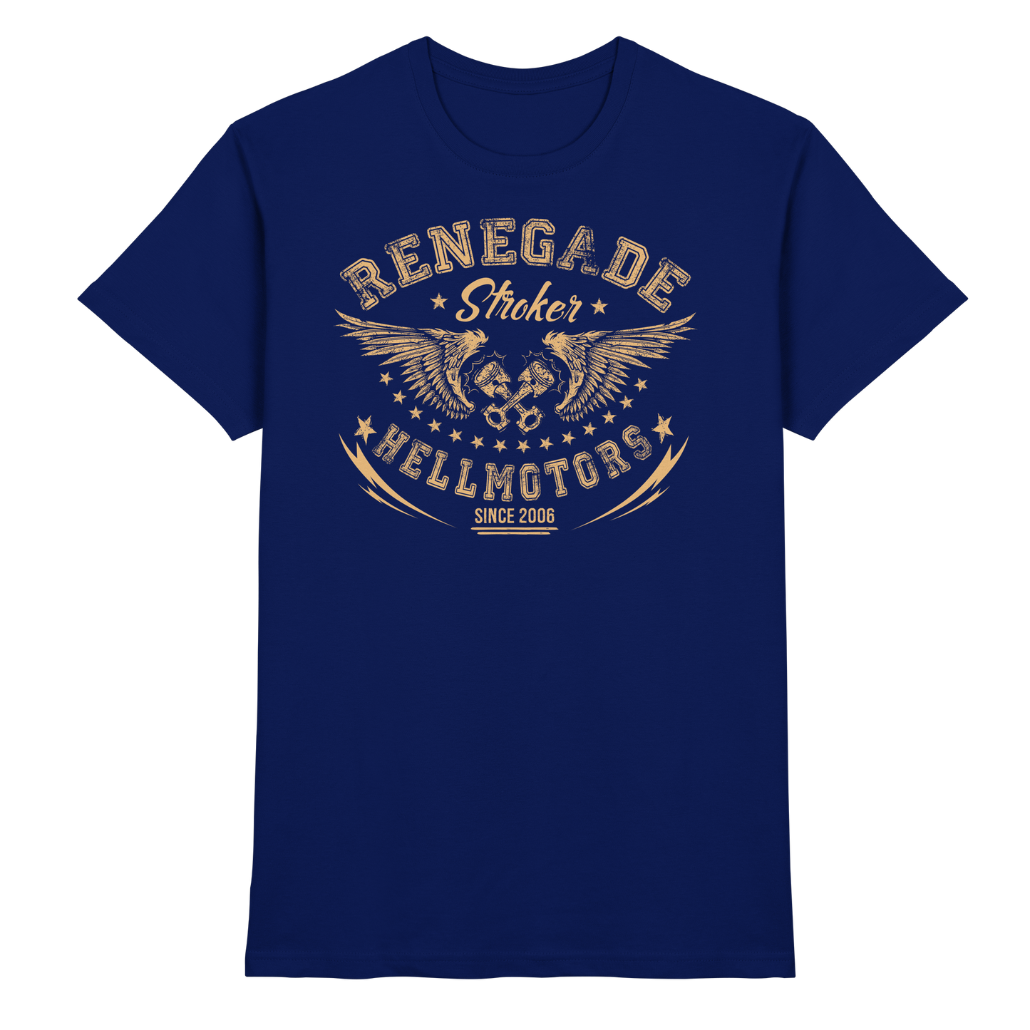 Renegade Herren Oldschool Biker USCar T-Shirt Rocknroll - Premium Shirt