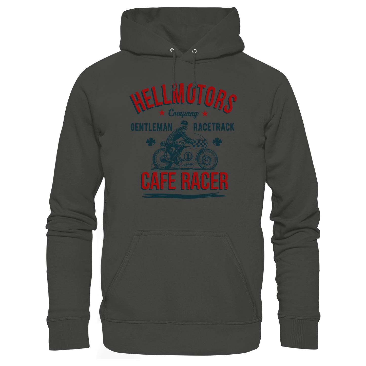 Gentleman Racer Hoodie– Classic Motorcycle Spirit | HELLMOTORS