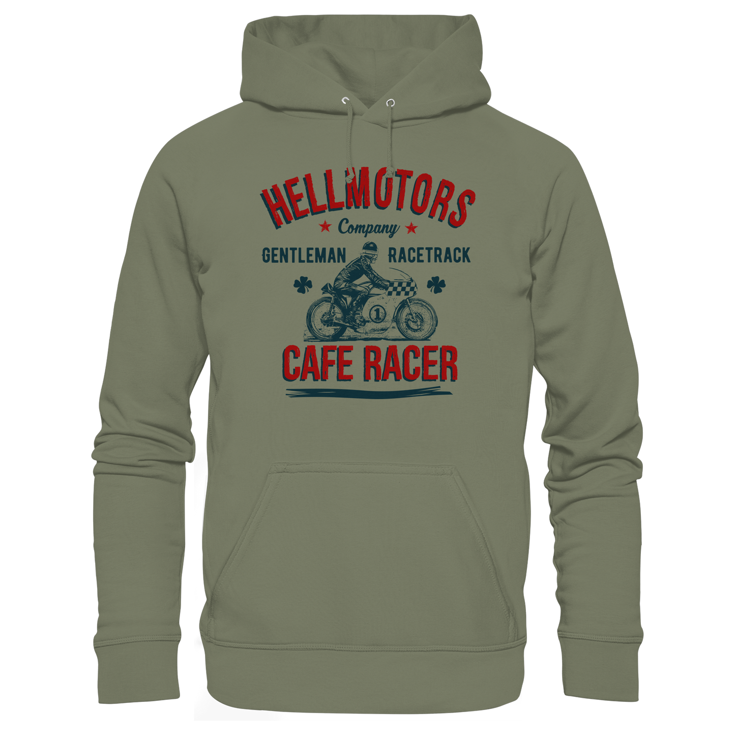 Gentleman Racer Hoodie– Classic Motorcycle Spirit | HELLMOTORS