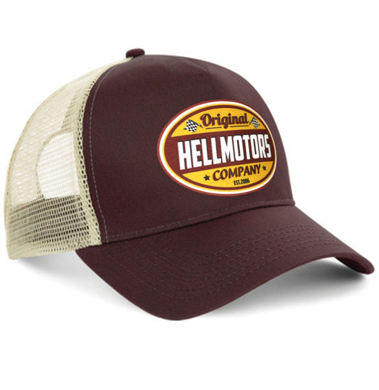 Trucker Cap Hellmotors Retro gelb