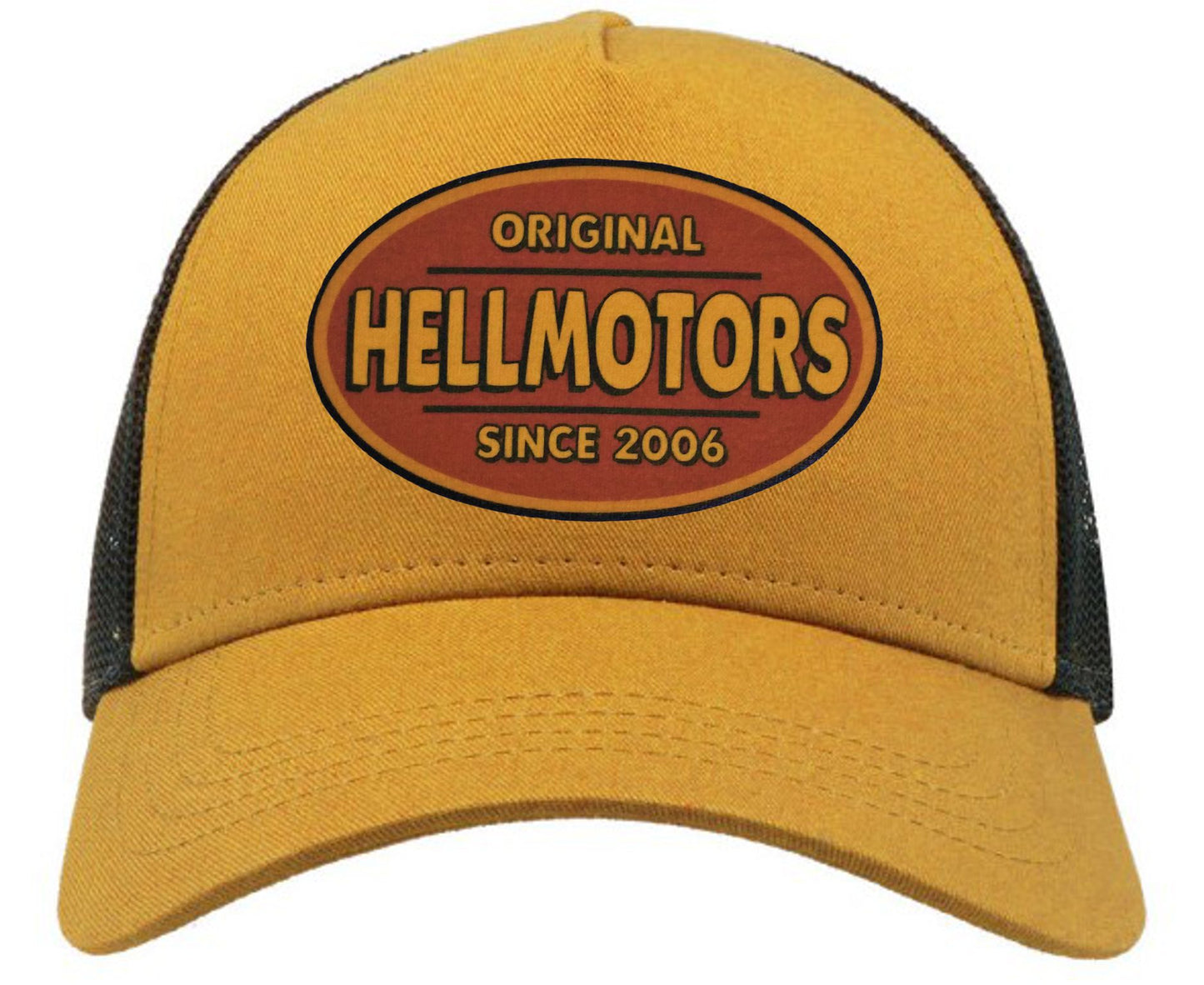 Trucker Cap Hellmotors mustard