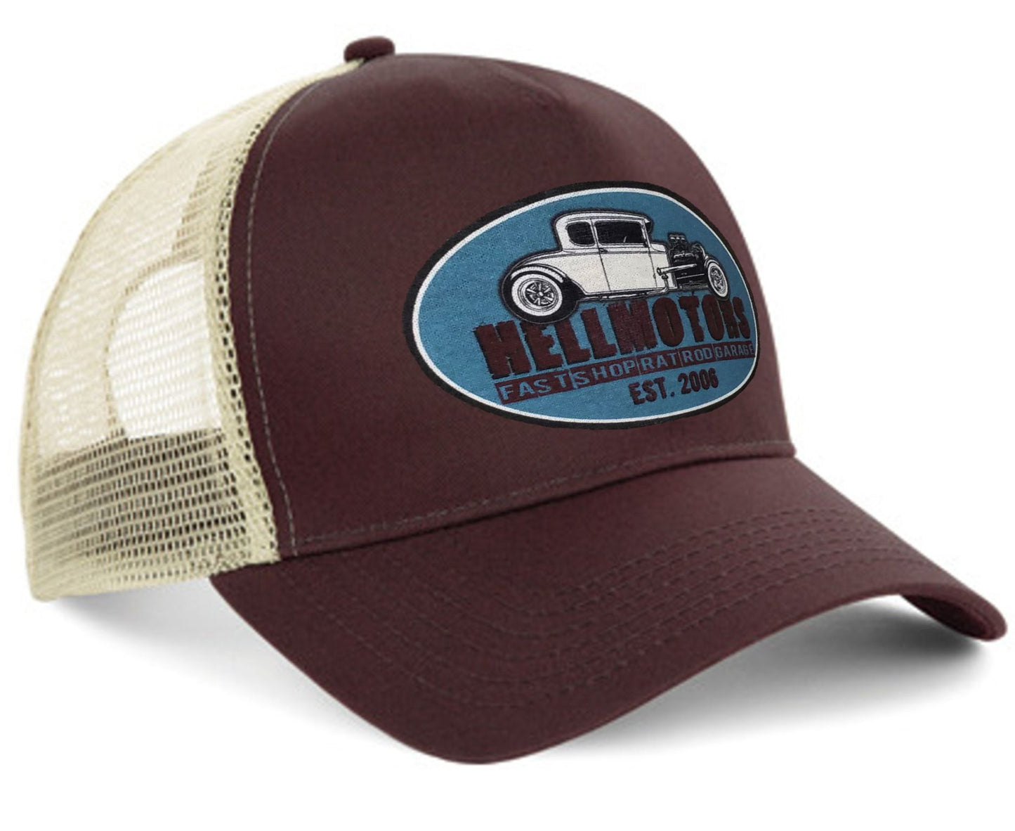 Trucker Cap Hot Rod Shop Choco