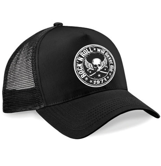Trucker Cap Rock n Roll schwarz