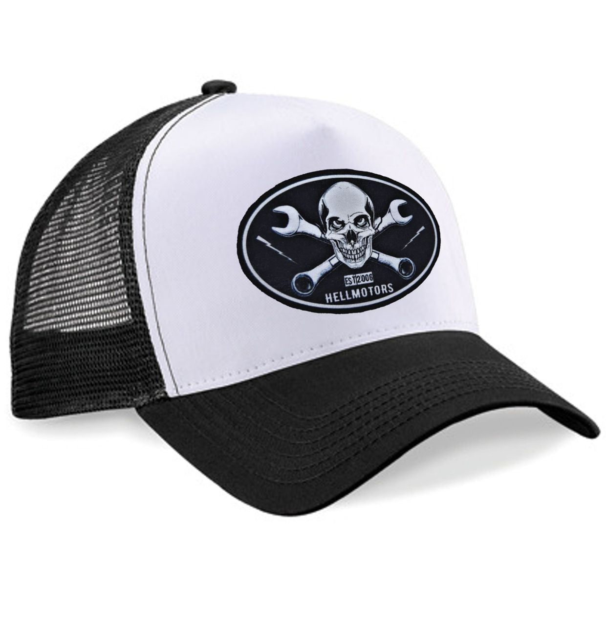 Trucker Cap Skull & Wrench - Hellmotors