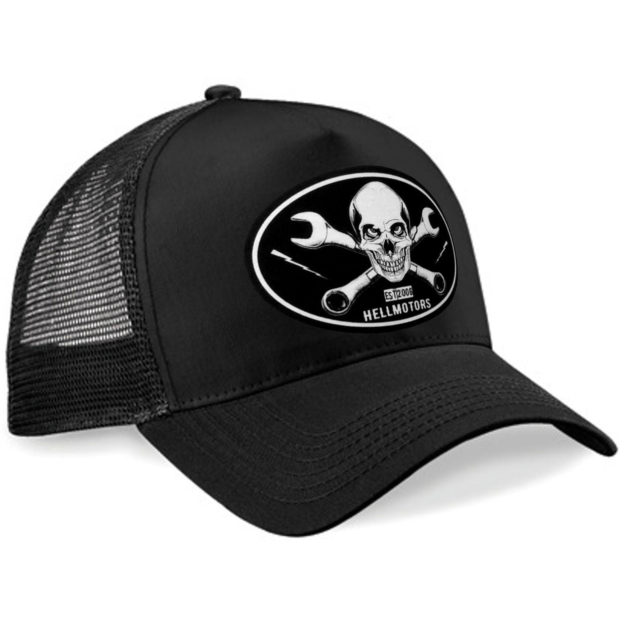 Trucker Cap Skull & Wrench - Hellmotors